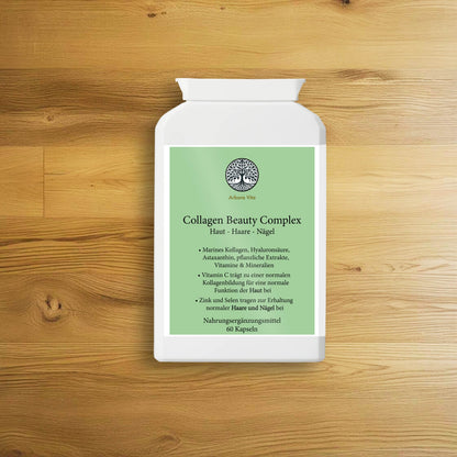 Collagen Beauty Complex – Premium Beauty-Supplement mit Kollagen, Hyaluronsäure, Vitaminen & hochwertigen Pflanzenextrakten