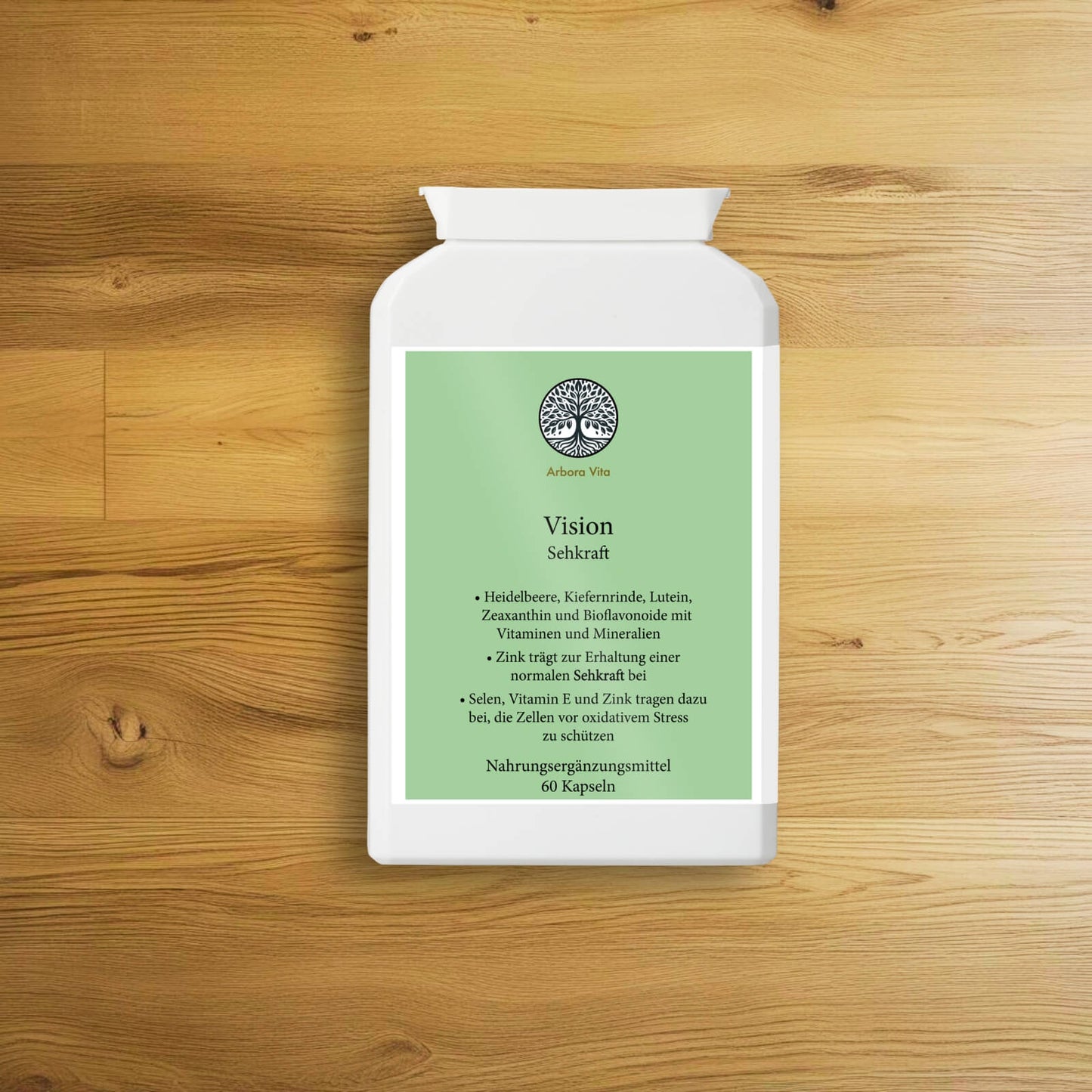 Vision – Premium Augenkomplex aus natürlichen Pflanzenstoffen, Vitaminen & Mineralien